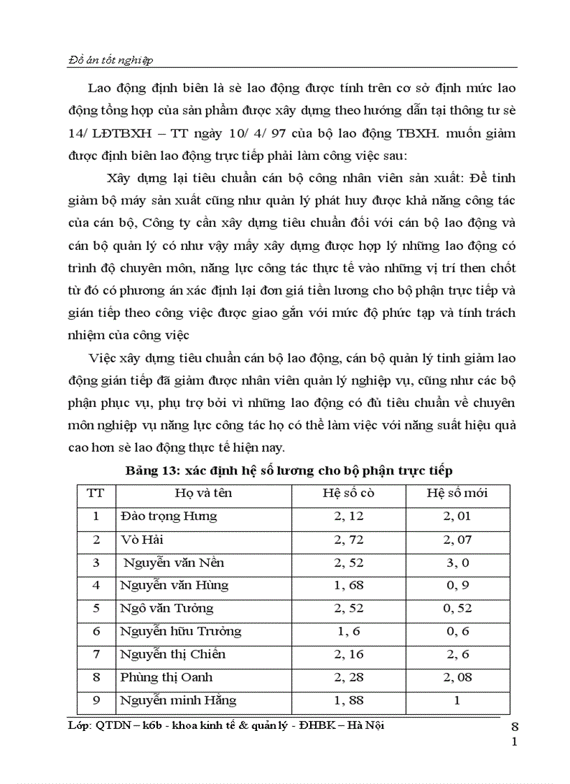 image for page Phân tíchtình hình lao động tiền lương & một số biện pháp hoàn thiện công tác tiền lương tại Công ty 26 – Bộ quốc phòng