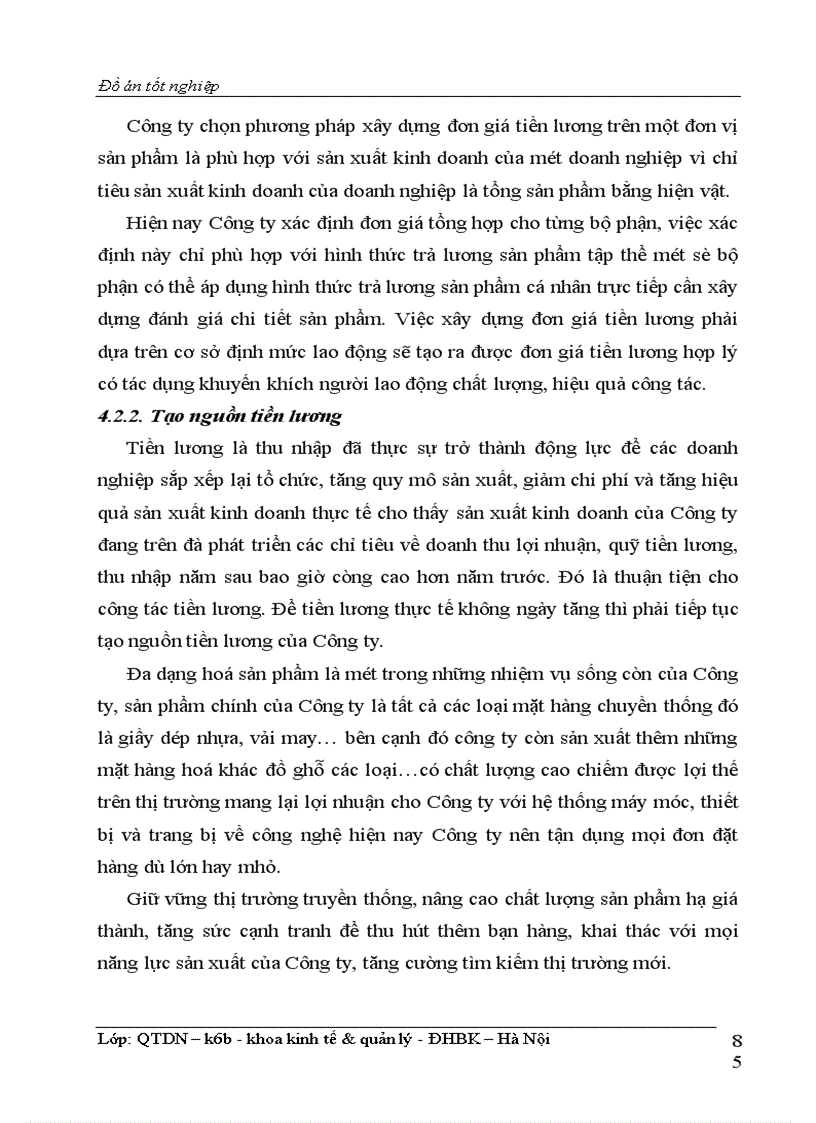 image for page Phân tíchtình hình lao động tiền lương & một số biện pháp hoàn thiện công tác tiền lương tại Công ty 26 – Bộ quốc phòng