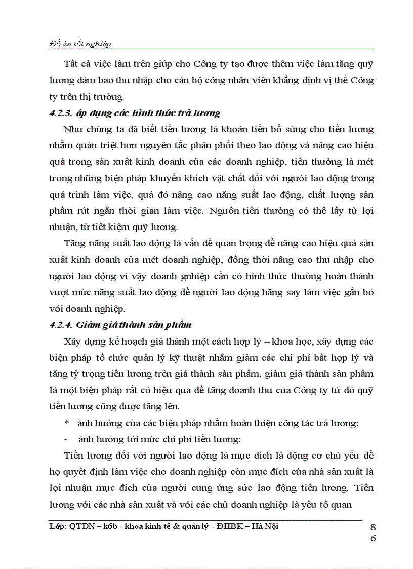 image for page Phân tíchtình hình lao động tiền lương & một số biện pháp hoàn thiện công tác tiền lương tại Công ty 26 – Bộ quốc phòng