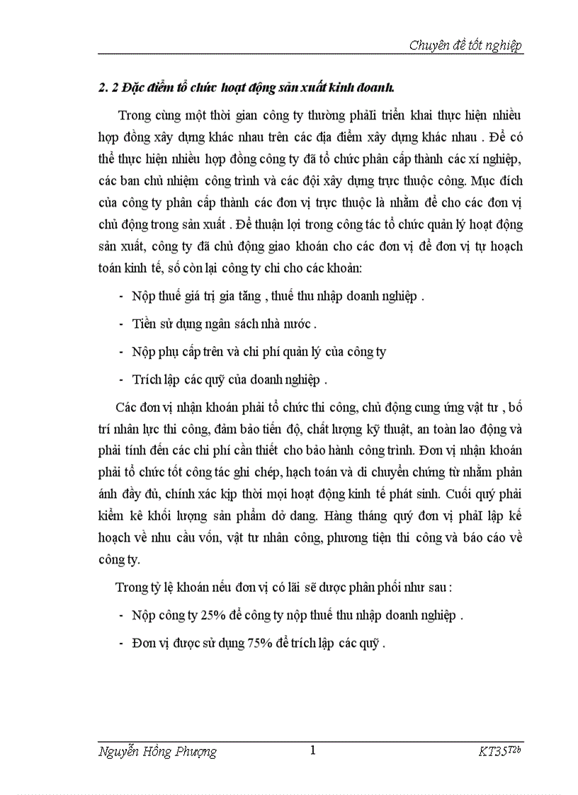 image for page Thực trạng tổ chứccông ty xây dựng số 1.