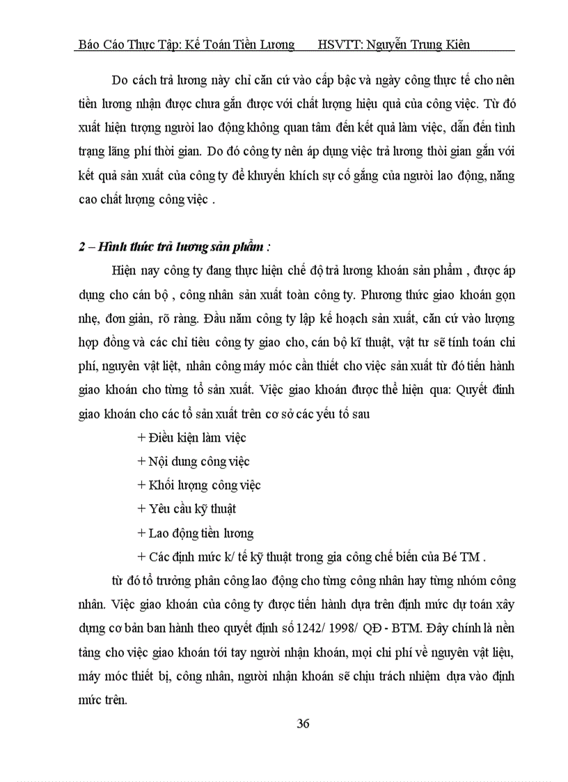 image for page Kế toán tiền lương, tiền thưởng tại công ty TNHH SX&DV Thương mại Hoàng Gia.