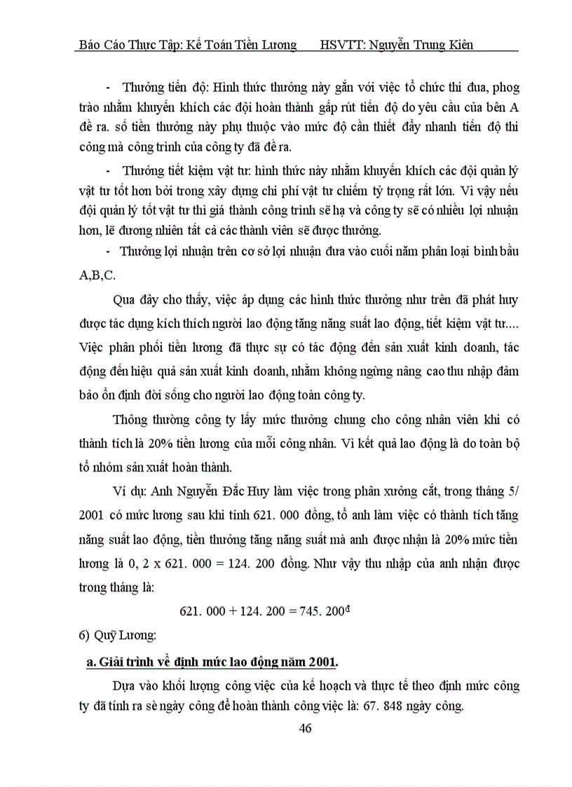 image for page Kế toán tiền lương, tiền thưởng tại công ty TNHH SX&DV Thương mại Hoàng Gia.