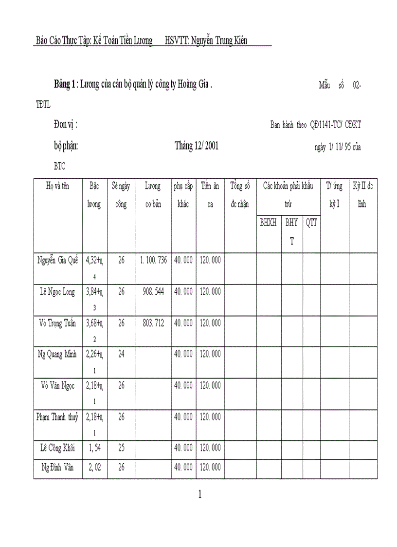 image for page Kế toán tiền lương, tiền thưởng tại công ty TNHH SX&DV Thương mại Hoàng Gia.