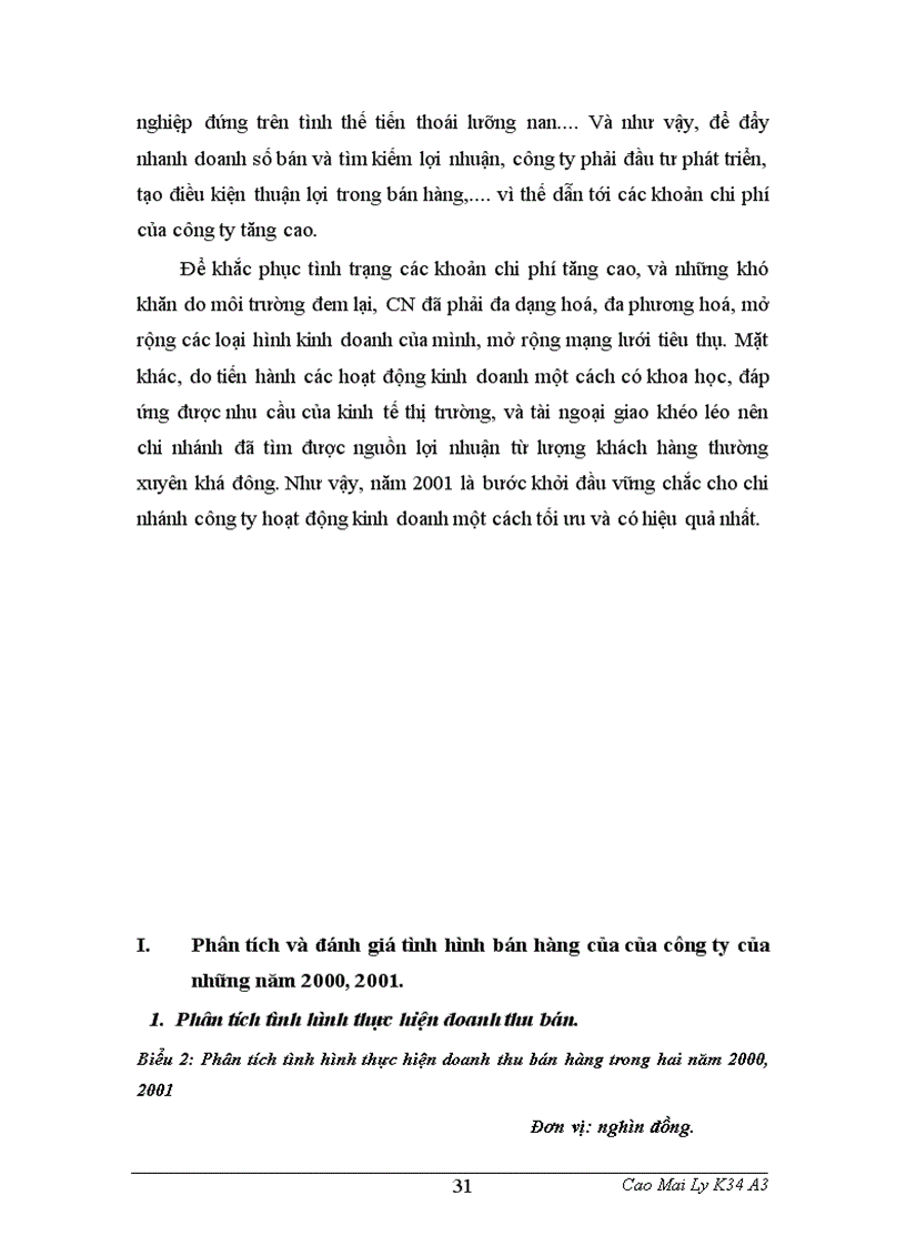 image for page Khảo sát và phân tích thực trạng quản trị bán hàng của chi nhánh công ty TNHH XLCN và TM Lê An