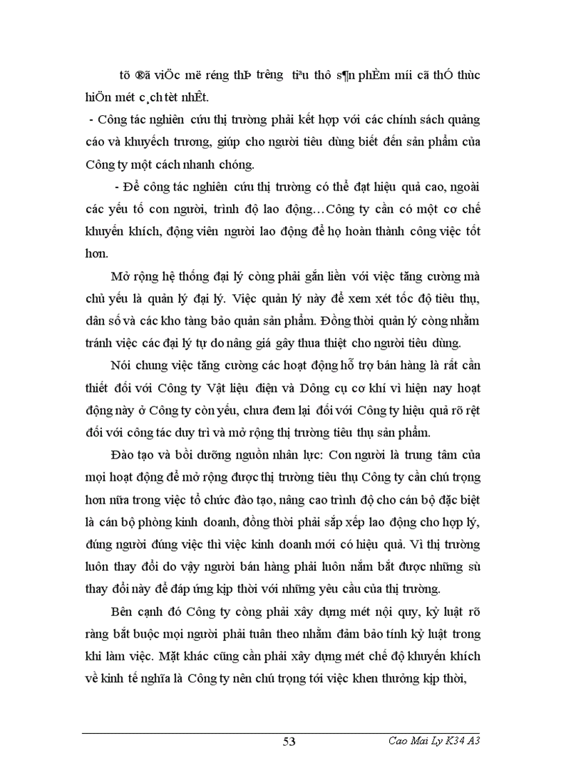 image for page Khảo sát và phân tích thực trạng quản trị bán hàng của chi nhánh công ty TNHH XLCN và TM Lê An