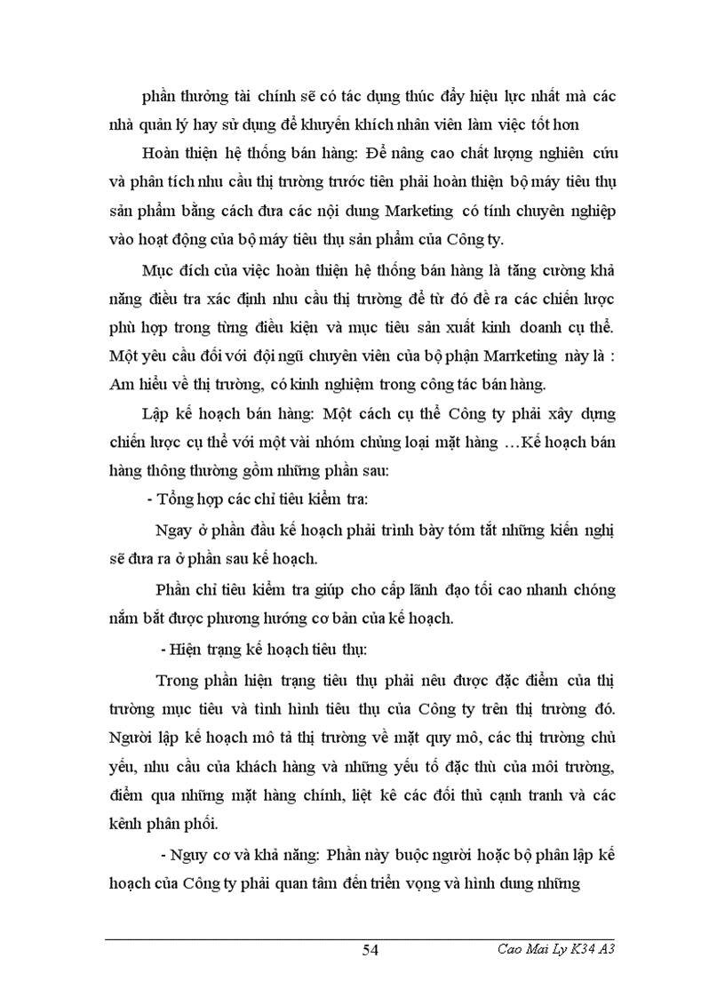 image for page Khảo sát và phân tích thực trạng quản trị bán hàng của chi nhánh công ty TNHH XLCN và TM Lê An