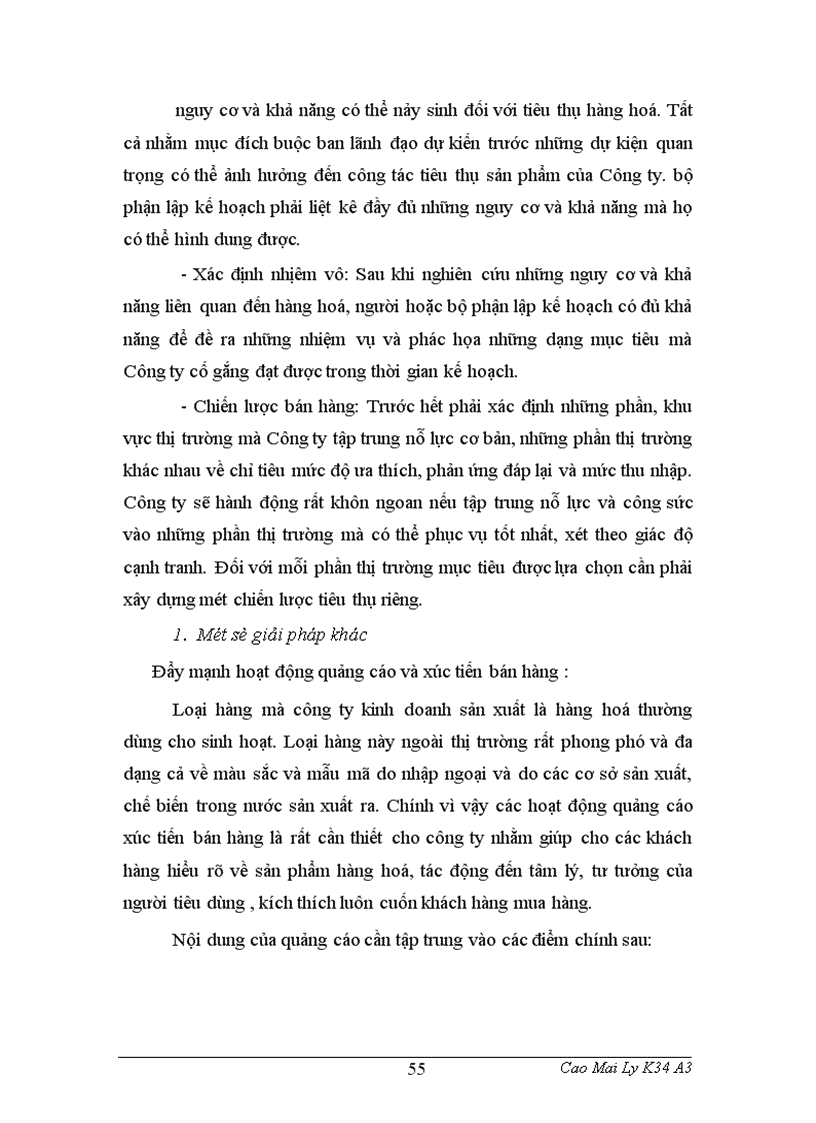 image for page Khảo sát và phân tích thực trạng quản trị bán hàng của chi nhánh công ty TNHH XLCN và TM Lê An