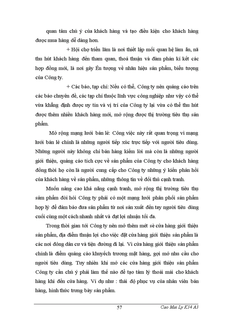 image for page Khảo sát và phân tích thực trạng quản trị bán hàng của chi nhánh công ty TNHH XLCN và TM Lê An