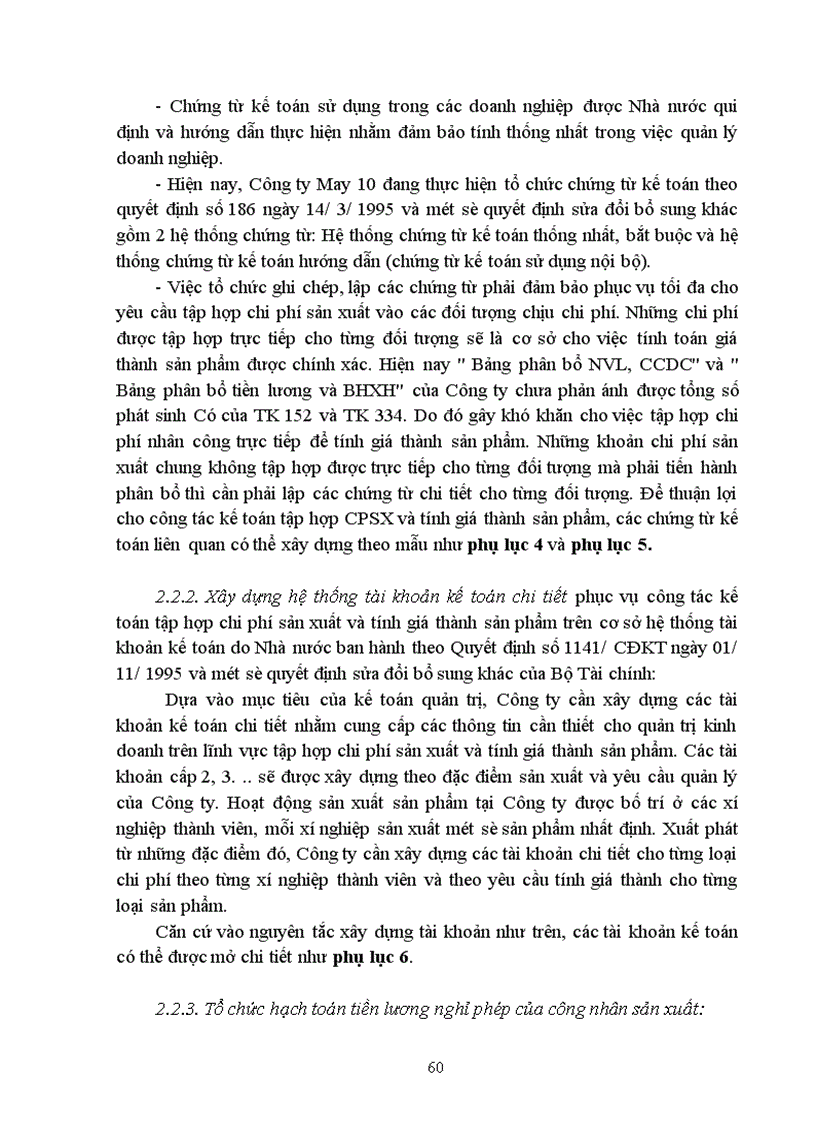 image for page Thực trạng công tác kế toán tập hợp chi phí sản xuất và tính giá thành sản phẩm tại công ty May