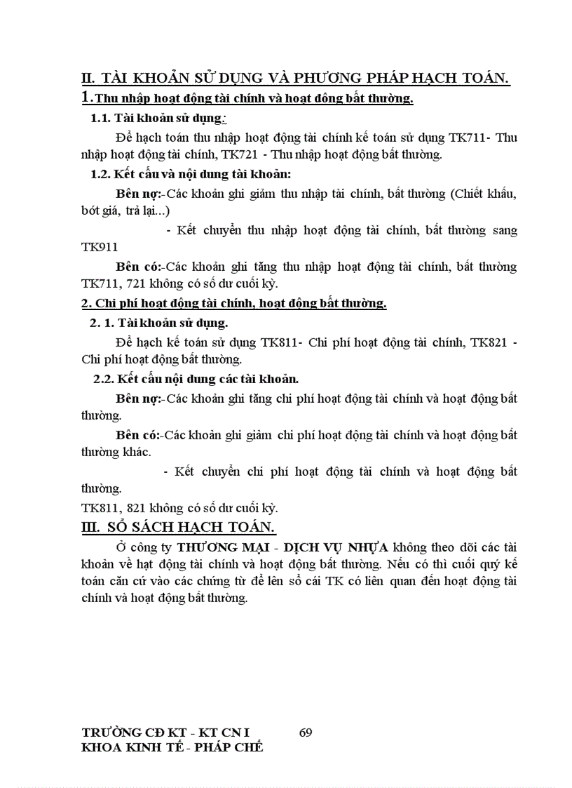 image for page Thực trạng công tác hạch toán kế toán tại công ty Thương mạI- dịch vụ Nhựa