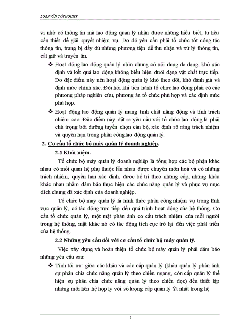 image for page Phân tích thực trạng bộ máy quản lý của Công ty Cổ phần Phân lân Hàm Rồng.