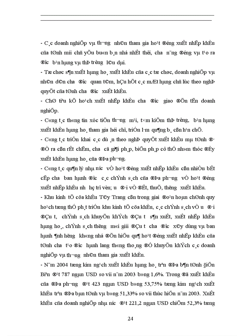 image for page Một số giải pháp nhằm đẩy mạnh xuất khẩu hoá qua biên giới Điện Biên của sở thương mại và du lịch Điện Biên