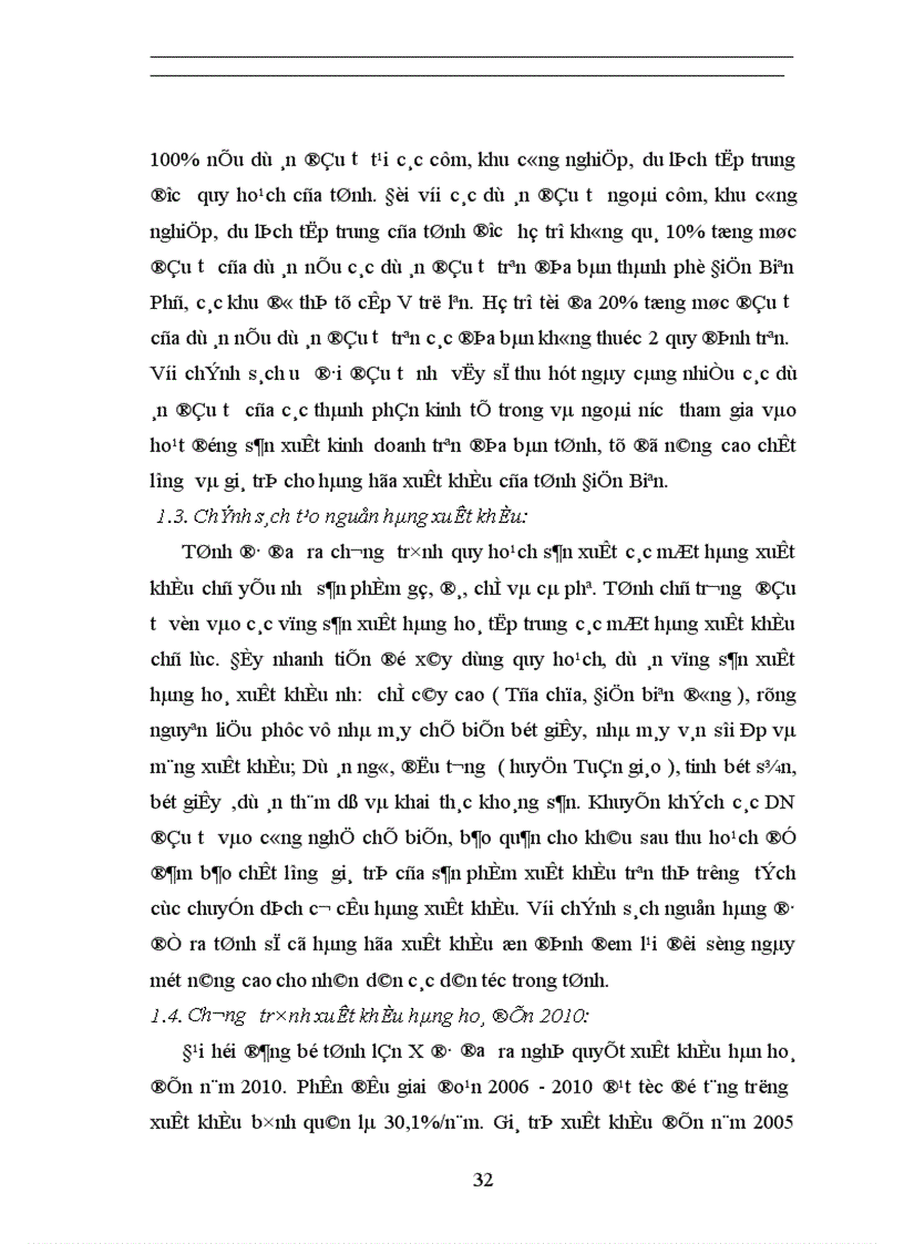 image for page Một số giải pháp nhằm đẩy mạnh xuất khẩu hoá qua biên giới Điện Biên của sở thương mại và du lịch Điện Biên