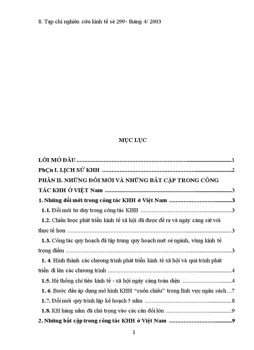 image for page Kế hoạch hóa ở Việt Nam thời kì đổi mới