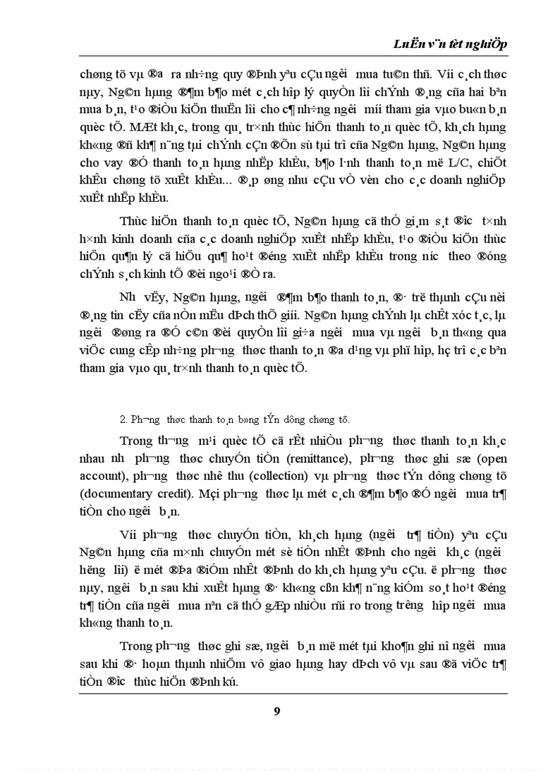 image for page Các biện pháp nhằm hạn chế tranh chấp trong thanh toán quốc tế theo phương thức tín dụng chứng từ tại Ngân hàng Đầu tư và Phát triển Việt Nam