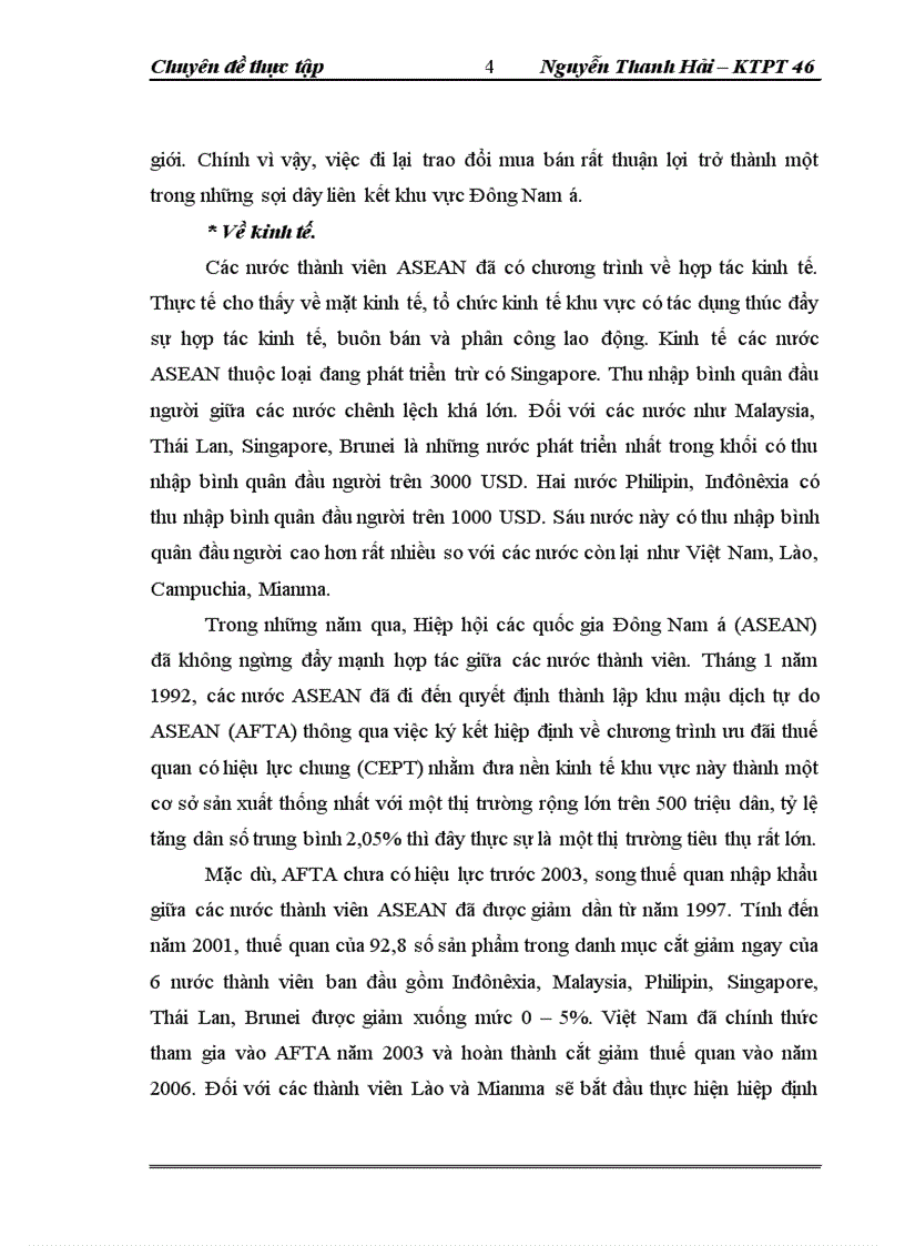 image for page Thực trạng và giải pháp đẩy mạnh XK nông sản của công ty TNHH NN một thành viên XNK và đầu tư Hà Nội – UNIMEX HANOI sang thị trường ASEAN