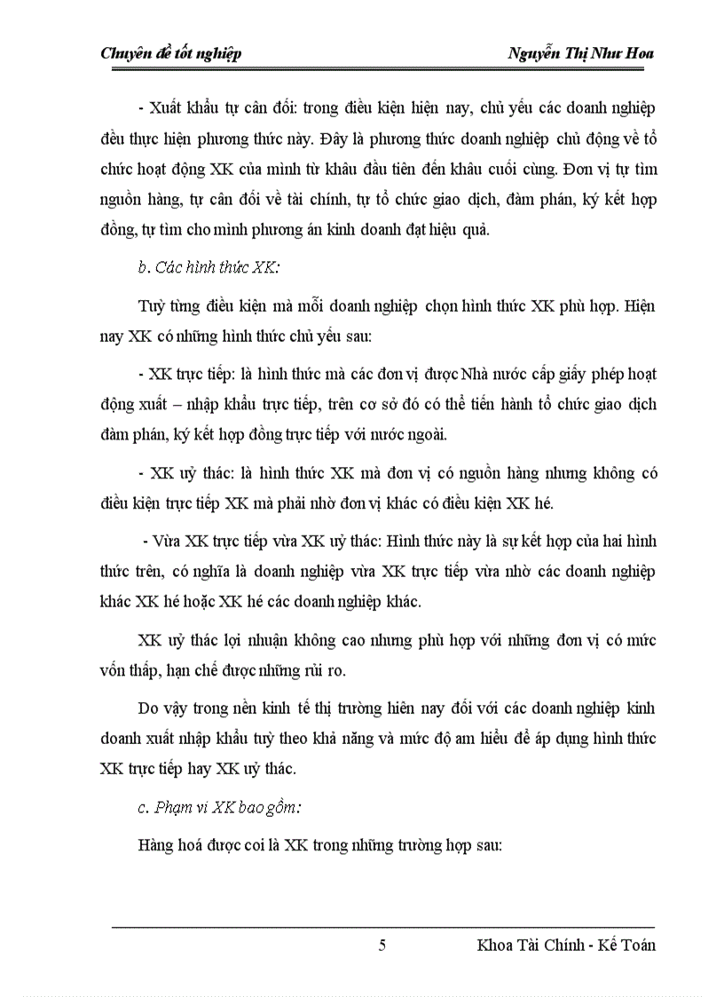 image for page Hoàn thiện kế toán nghiệp vụ xuất khẩu tại công ty TECHSIMEX