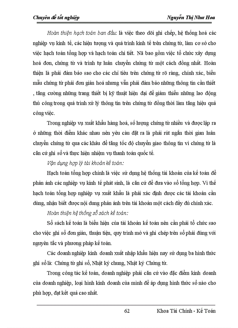 image for page Hoàn thiện kế toán nghiệp vụ xuất khẩu tại công ty TECHSIMEX