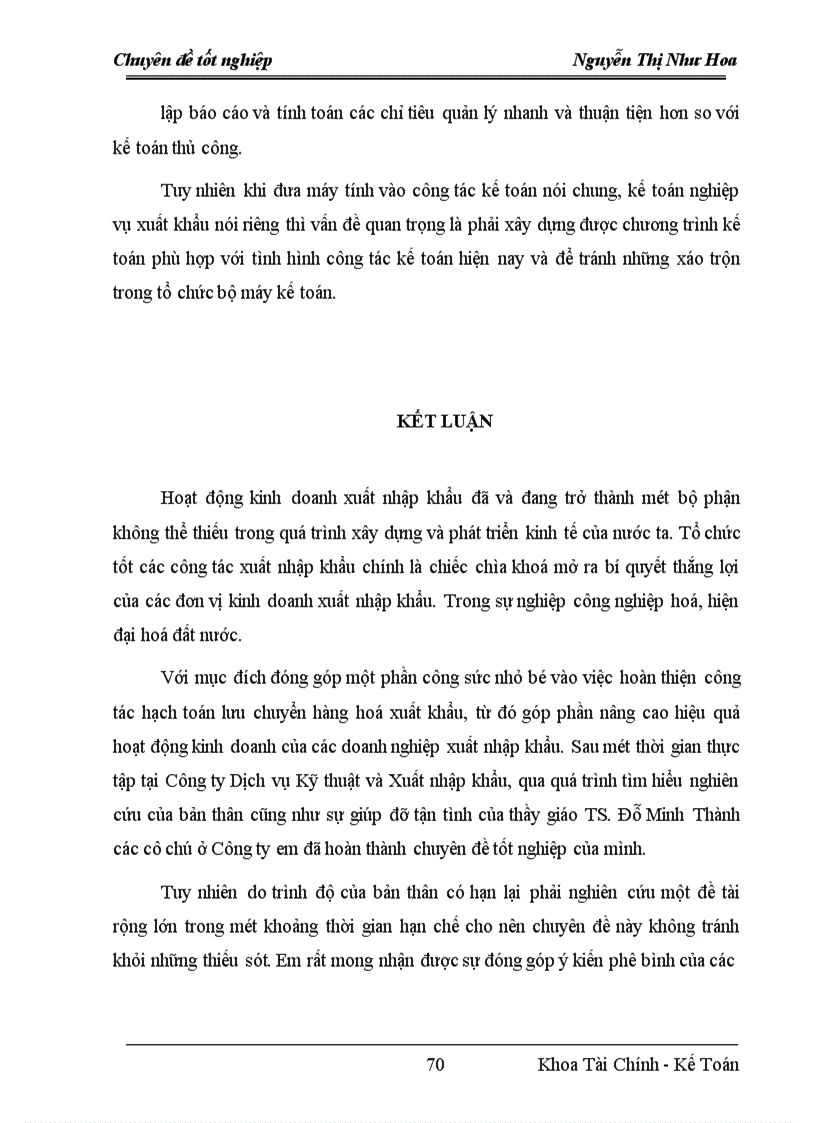 image for page Hoàn thiện kế toán nghiệp vụ xuất khẩu tại công ty TECHSIMEX