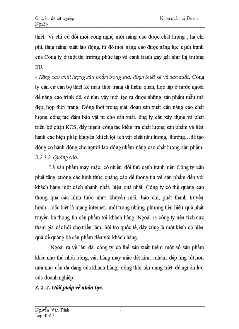 image for page Giải pháp đầy mạnh xuất khẩu hàng may mặc của công ty may mặc xuất khẩu PHILKO – VINA sang thị trường EU.