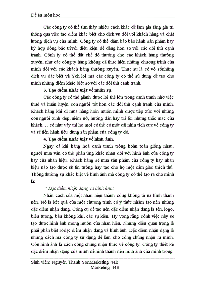 image for page Chiến lược khác biệt hoá trong cạnh tranh nhãn hiệu của công ty bia Hà Nội