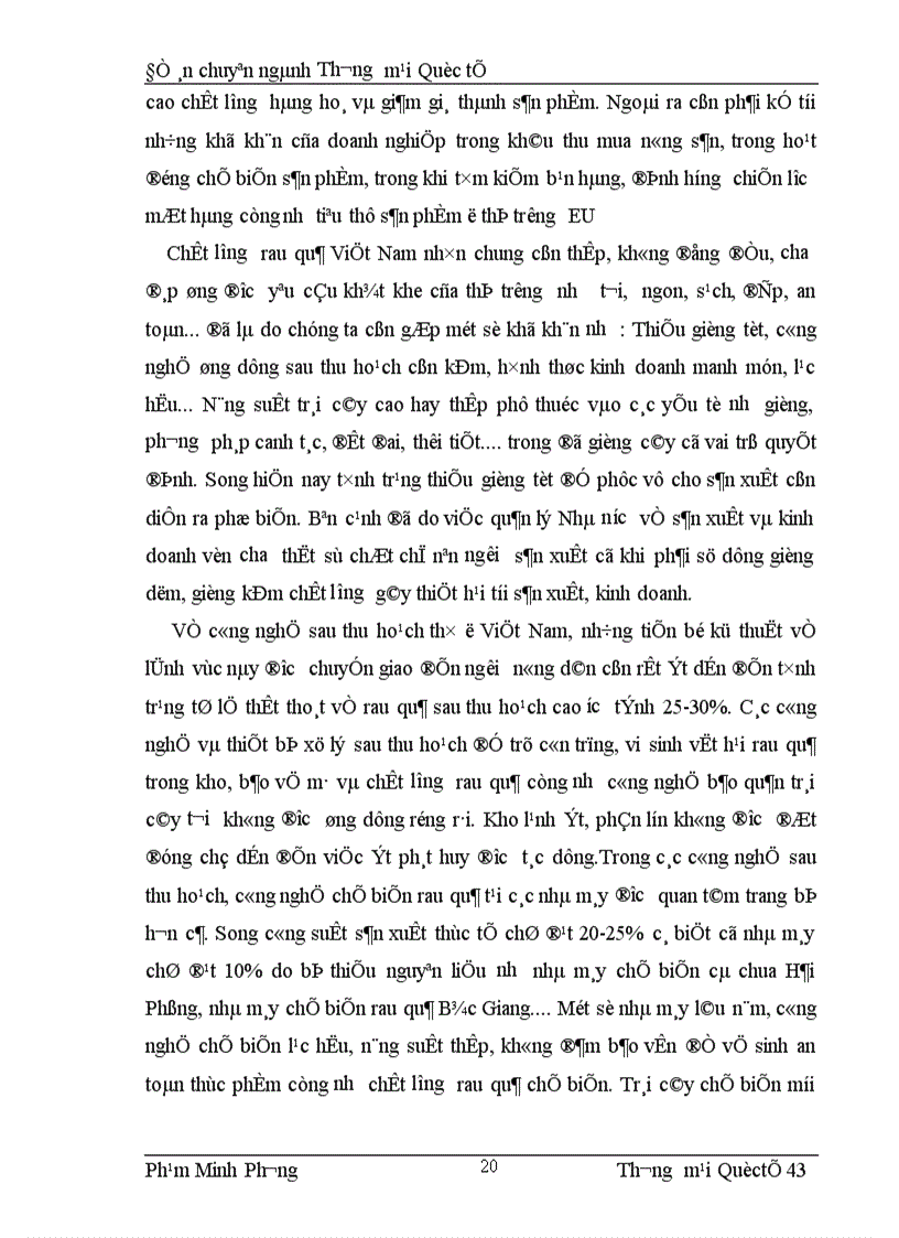 image for page Tập quán, thị hiếu tiêu dùng và kênh phân phối của thị trường EU đối với mặt hàng rau quả