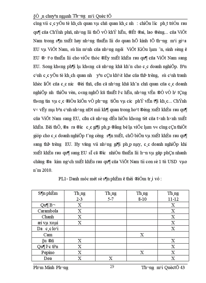 image for page Tập quán, thị hiếu tiêu dùng và kênh phân phối của thị trường EU đối với mặt hàng rau quả