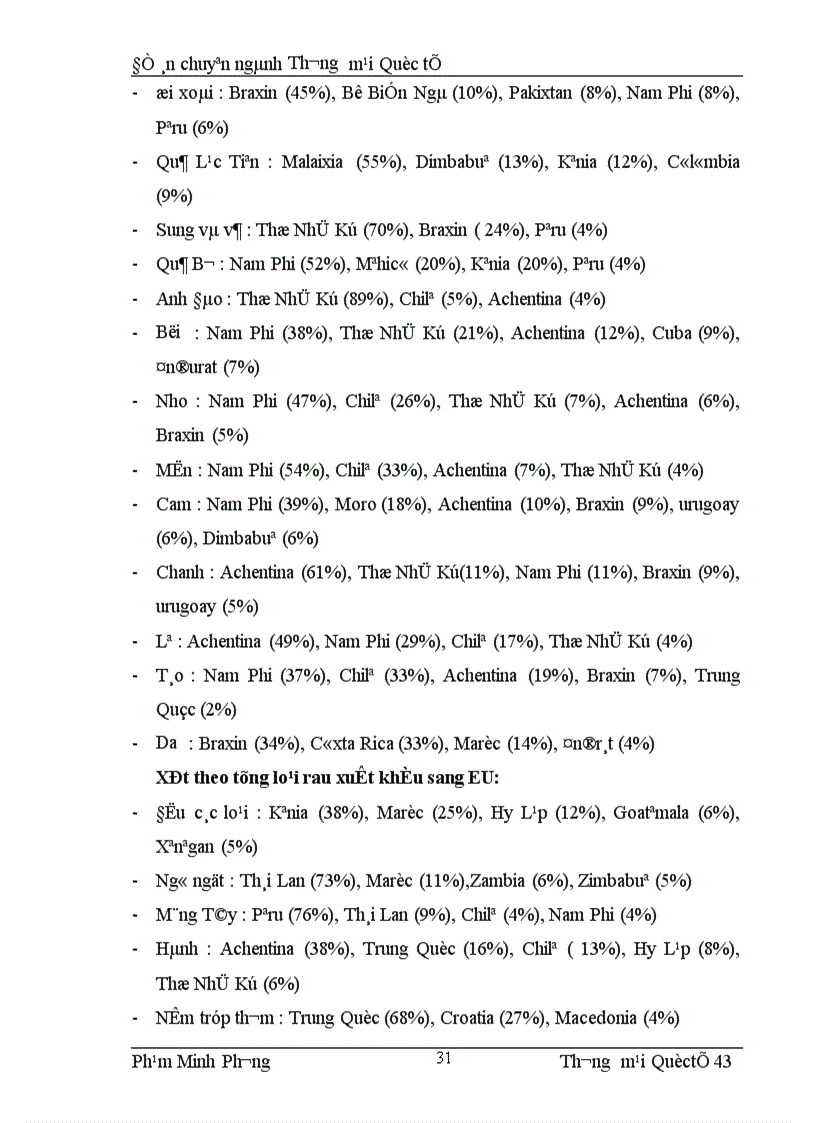 image for page Tập quán, thị hiếu tiêu dùng và kênh phân phối của thị trường EU đối với mặt hàng rau quả