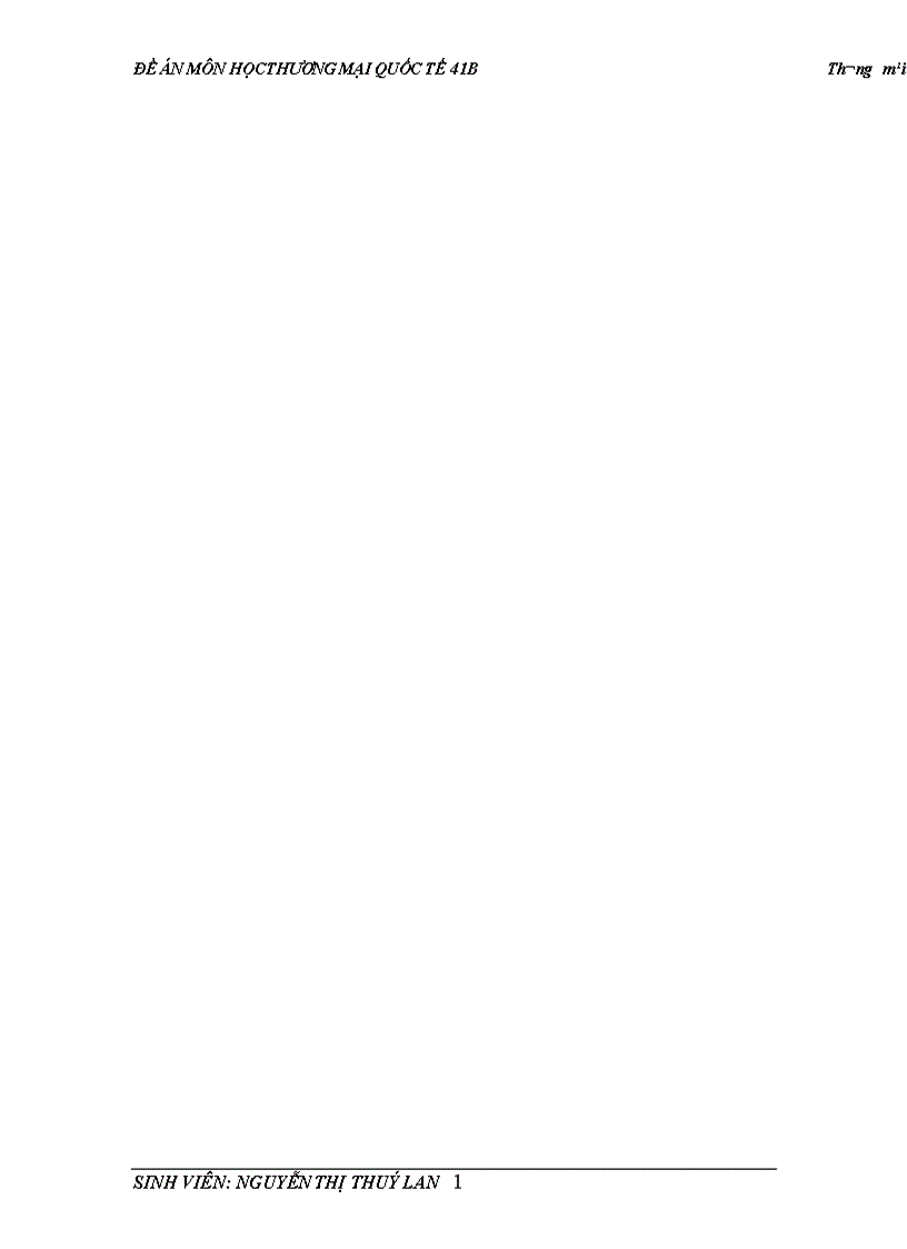 image for page Đề án môn học Thương mại quốc tế B