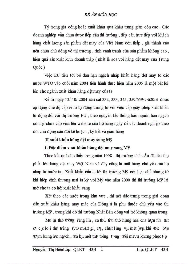 image for page Giải pháp nâng cao khả năng cạnh tranh của ngành dệt may Việt Nam trên thị trường quốc tế