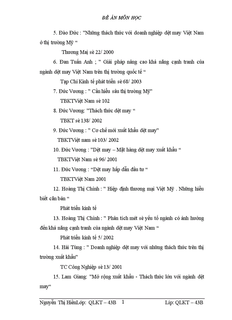 image for page Giải pháp nâng cao khả năng cạnh tranh của ngành dệt may Việt Nam trên thị trường quốc tế