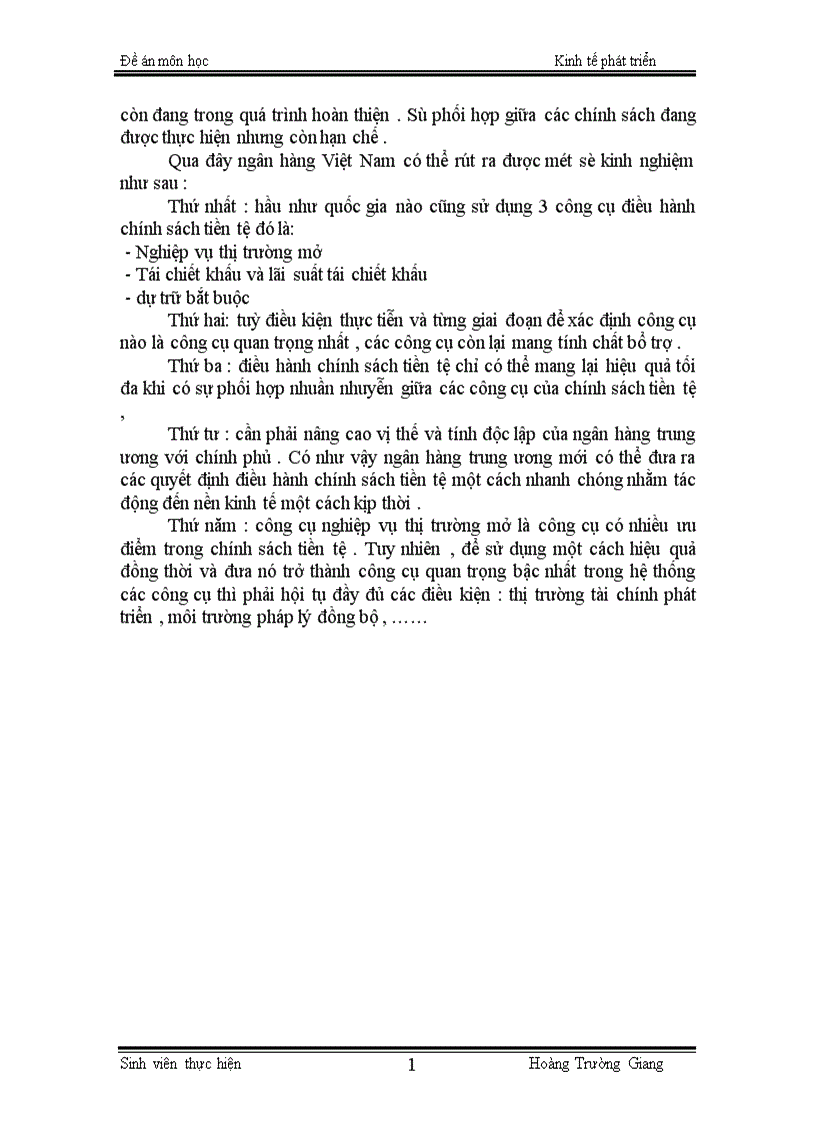 image for page Giải pháp nâng cao vai trò của chính sách tiền tệ trong điều tiết hoạt động kinh tế vĩ mô việt nam