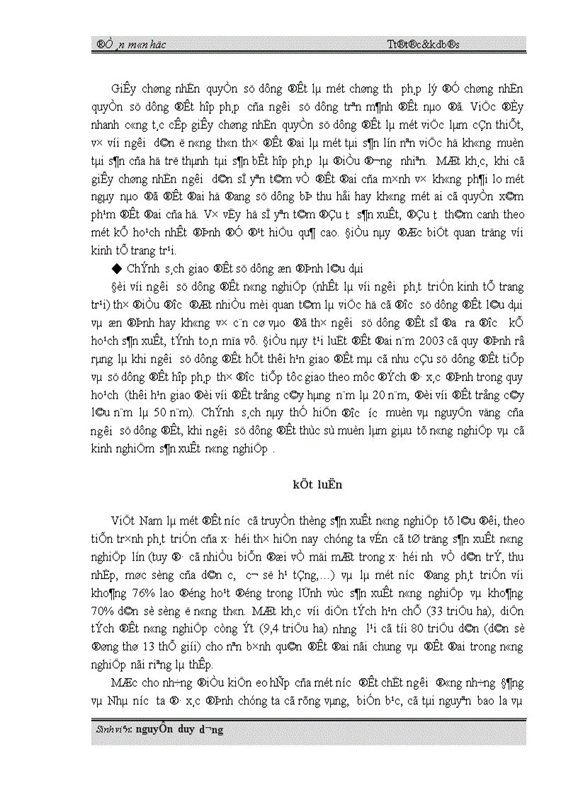 image for page Một số vấn đề về quản lý sử dụng đất nông nghiệp ở vùng đồng bằng sông Hồng hiện nay