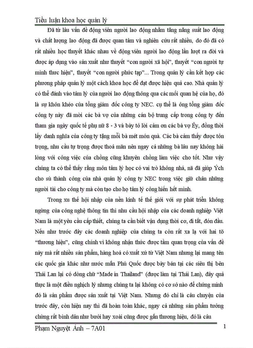 image for page Những đòi hỏi của tính khoa học trong quản lý