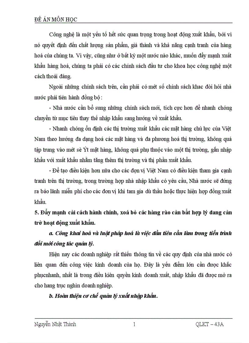 image for page Thực trạng về quản lý Nhà nước đối với hoạt động xuất khẩu ở việt Nam trong điều kiện hội nhập