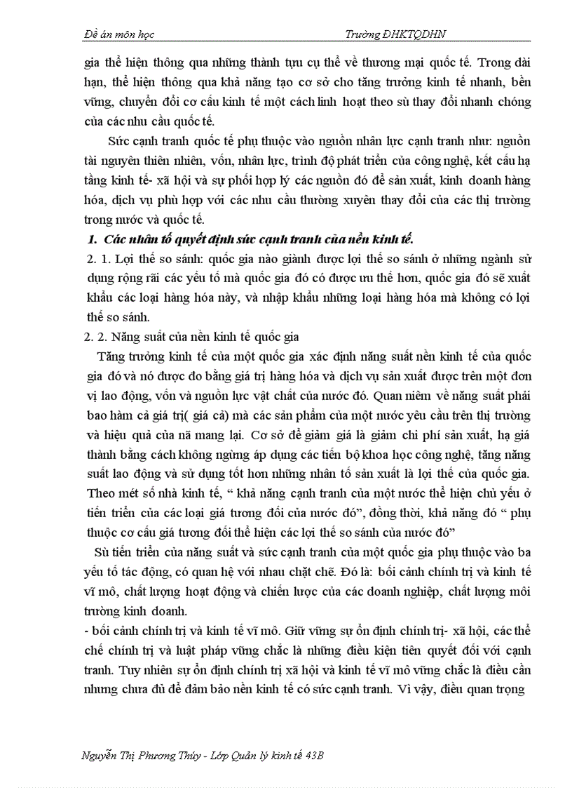 image for page Thực trạng sức cạnh tranh của ngành da giầy