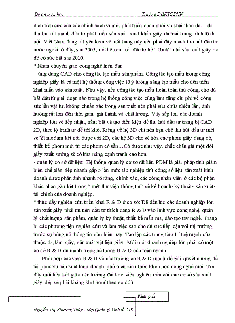 image for page Thực trạng sức cạnh tranh của ngành da giầy