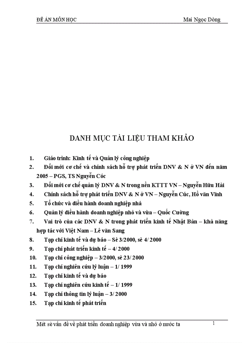 image for page Một số vấn đề về phát triển doanh nghiệp vừa và nhỏ ở nước ta