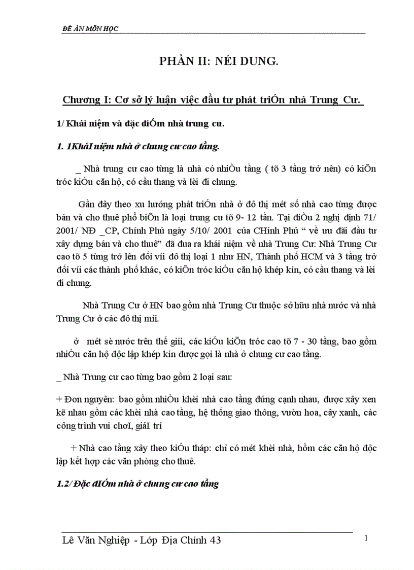 image for page Cơ sở lý luận việc đầu tư phát triển nhà Trung Cư