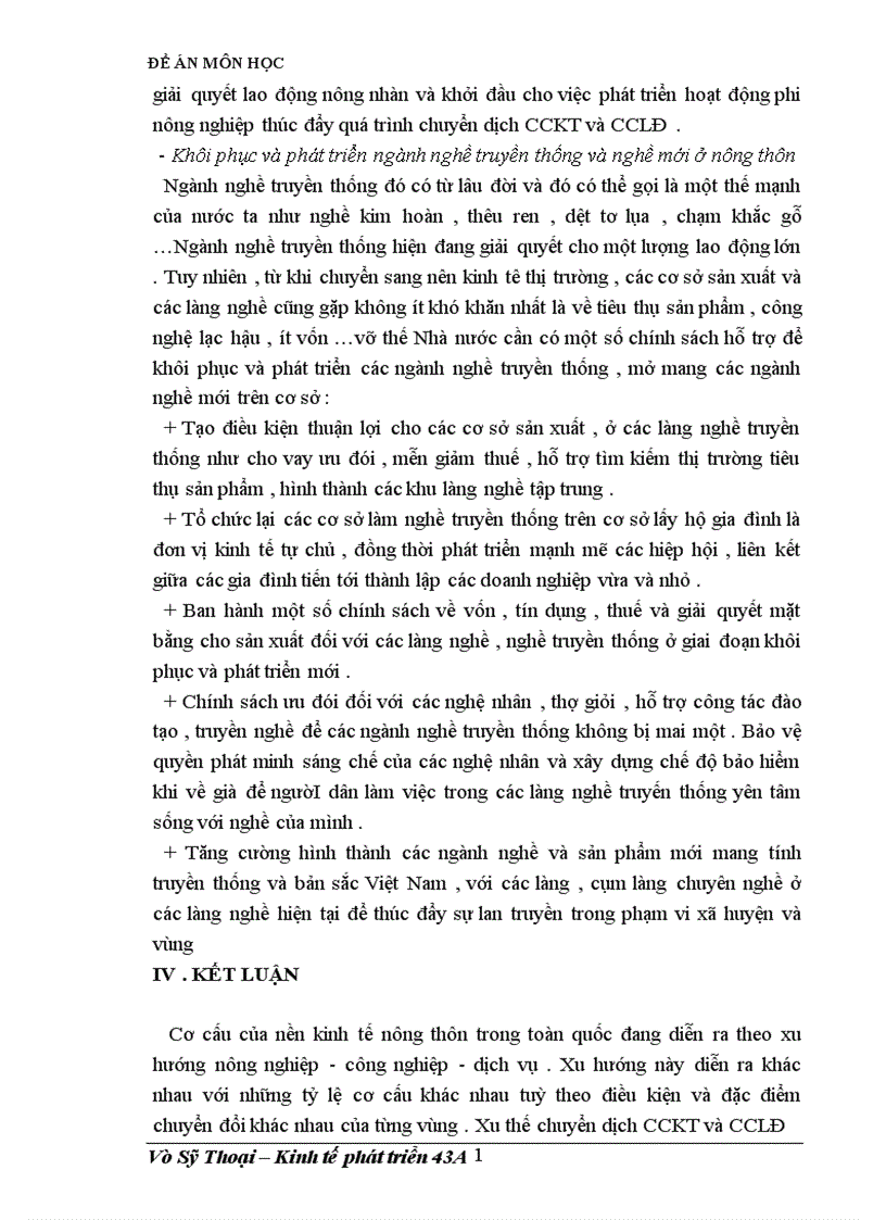 image for page Thực trạng quá trình chuyển dịch cơ cấu lao động nông thôn nước ta .