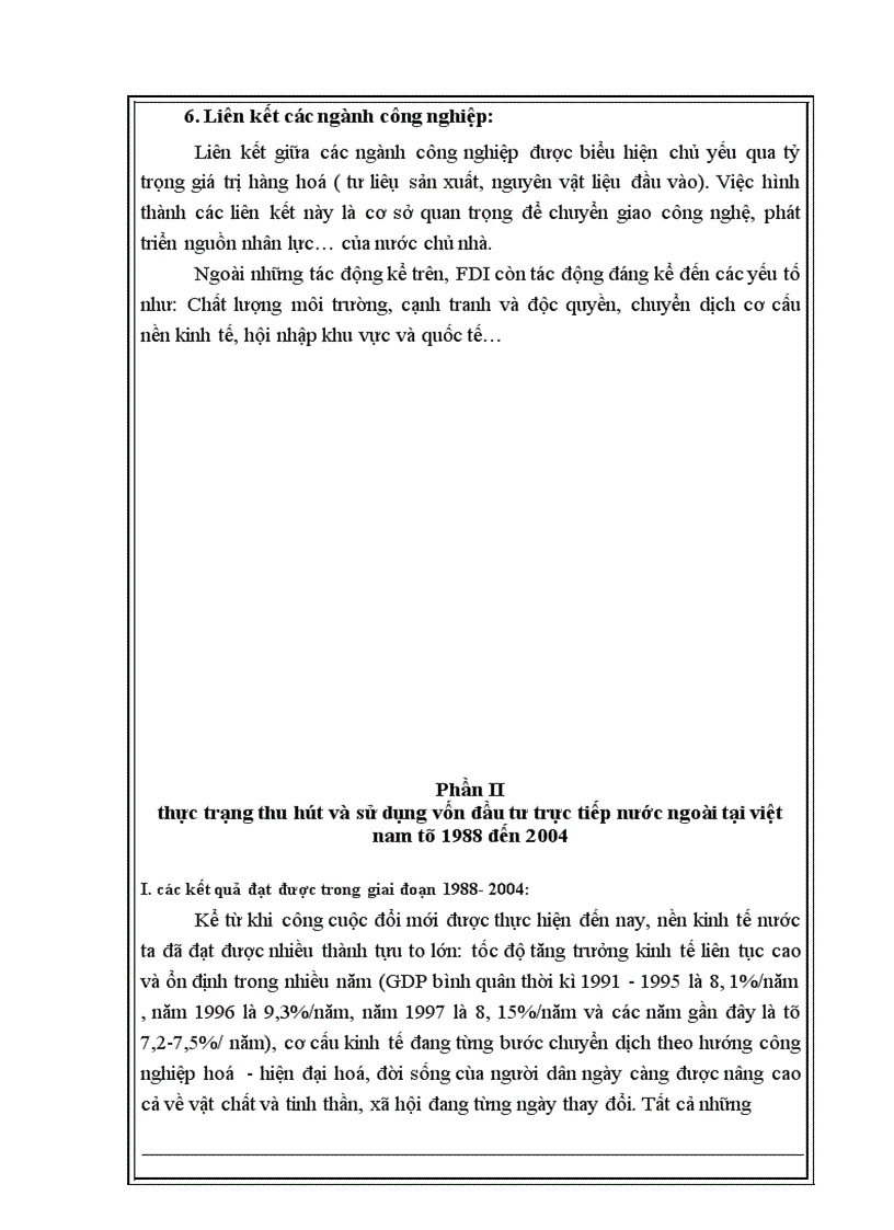 image for page Vai trò của đầu tư trực tiếp nước ngoài trong việc thúc đẩy tăng trưởng, phát triển kinh tế ở Việt Nam