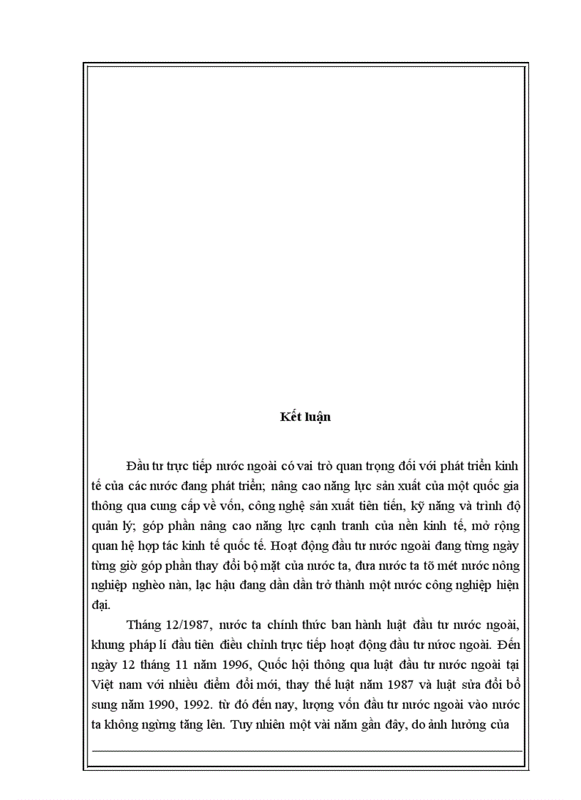 image for page Vai trò của đầu tư trực tiếp nước ngoài trong việc thúc đẩy tăng trưởng, phát triển kinh tế ở Việt Nam