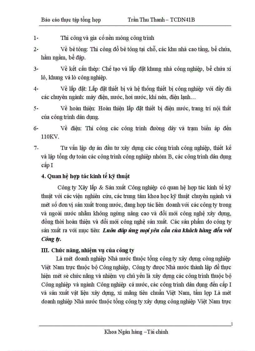 image for page Hoàn thiện công tác quản lý tài sản lưu động tại công ty Xây lắp và sản xuất công nghiệp