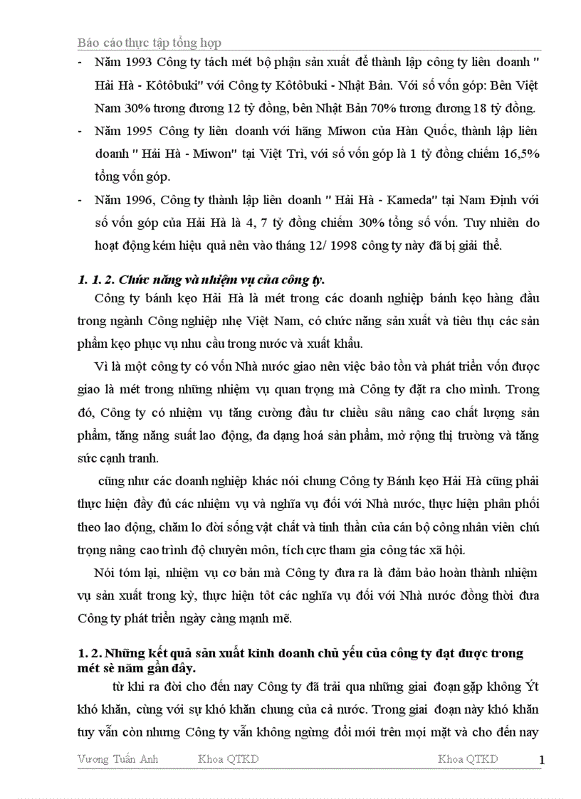 image for page Quá trình hình thành và phát triển cùng những kết quả đạt được của công ty Bánh kẹo Hải Hà.