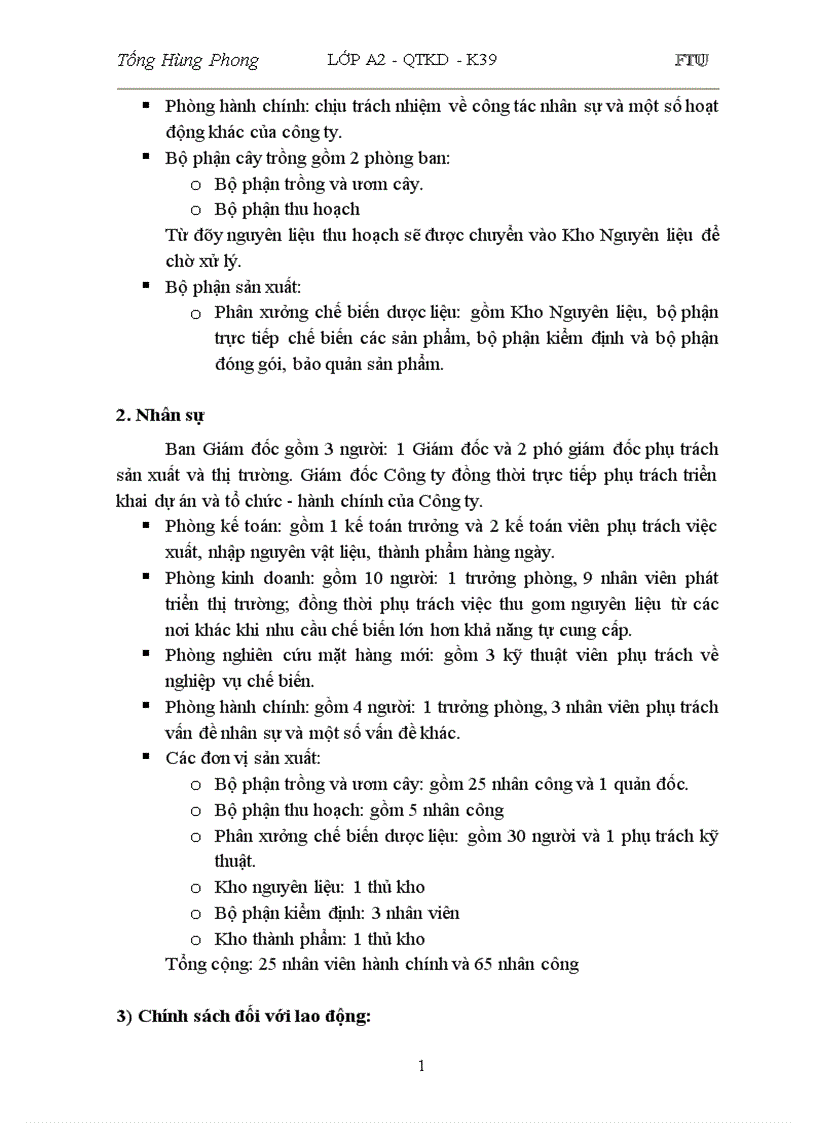 image for page Hoạt động quản lý chất lượng các sản phẩm dược liệu: Nghệ, Gừng tại công ty VITRAMEX