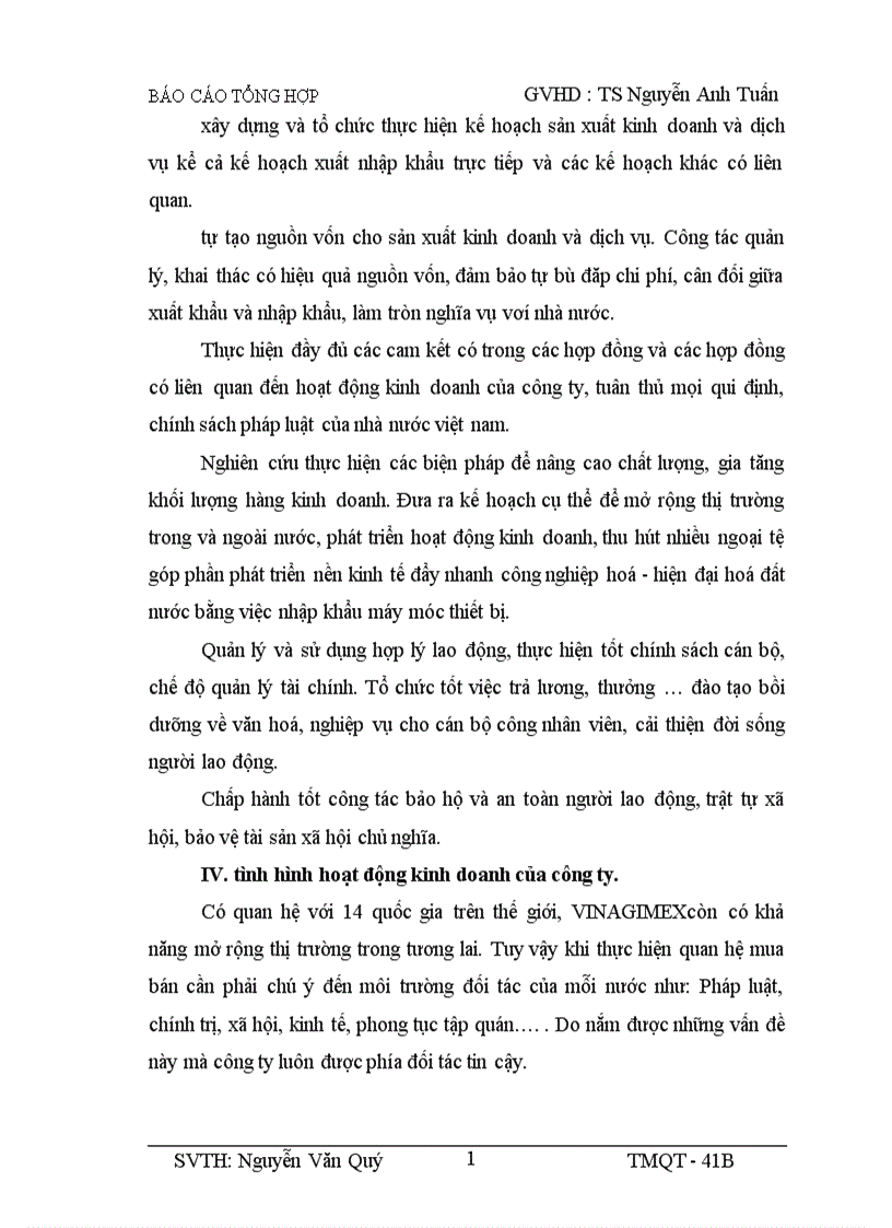 image for page Thực trạng tình hình hoạt động kinh doanh xuất nhập khẩu hàng hoá ở công ty VINAGIMEX