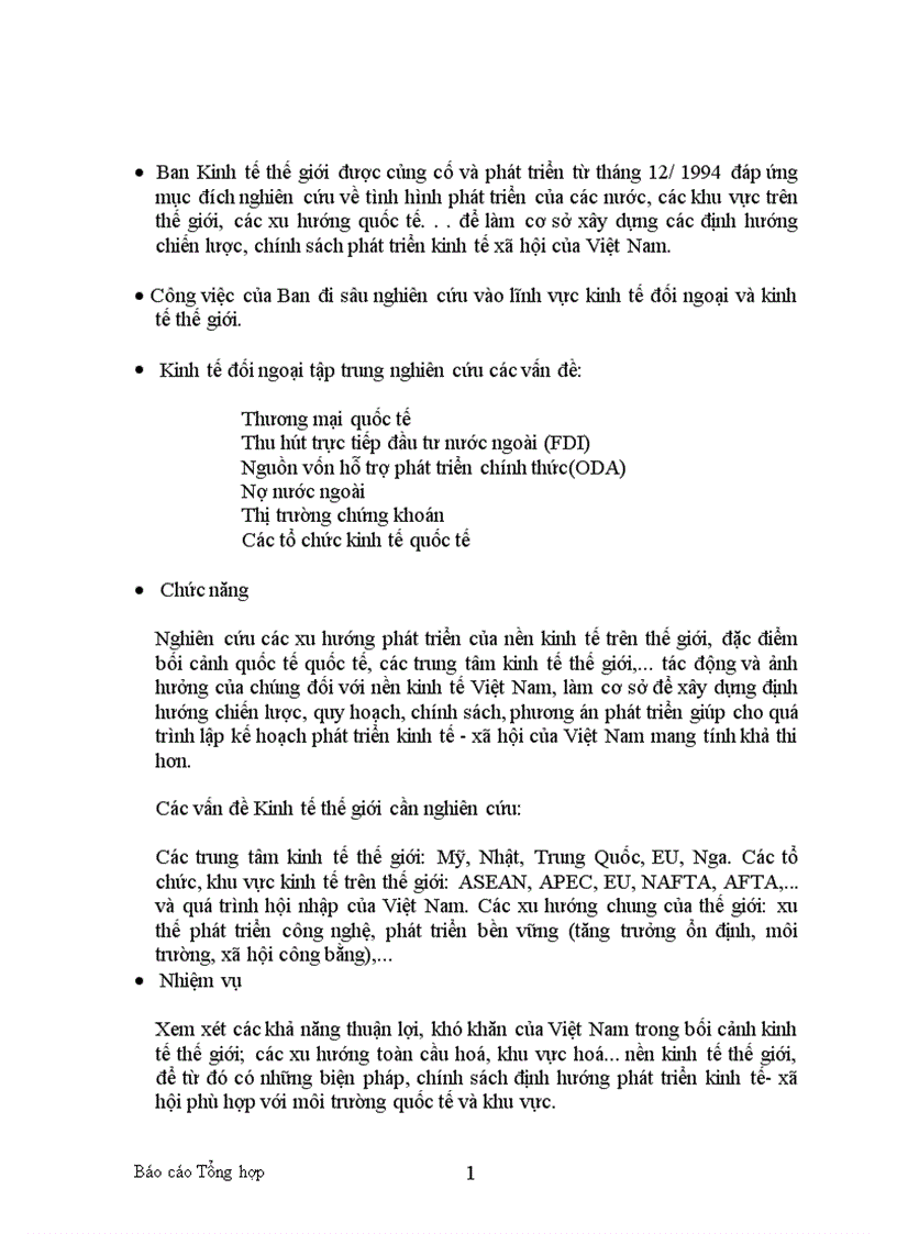 image for page Bối cảnh quốc tế, khu vực và những vấn đề lớn đặt ra đối với quy hoạch phát triển Việt Nam đến 2010