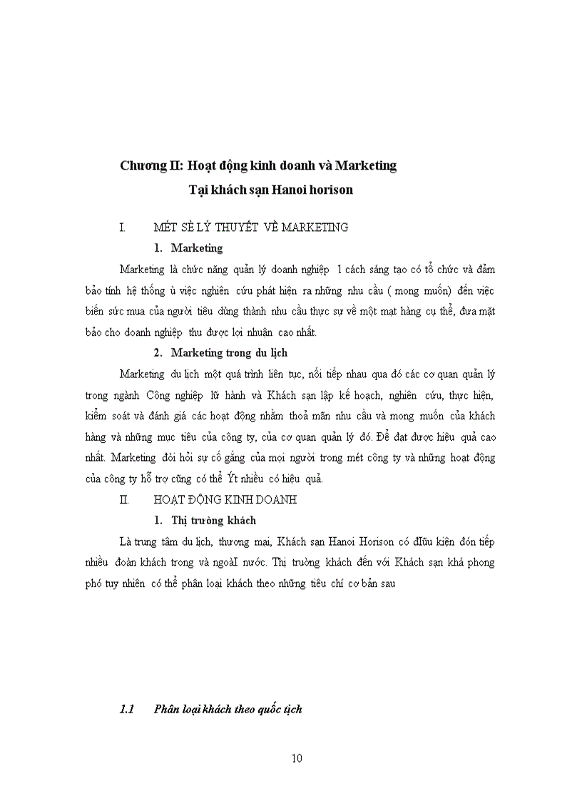image for page Tìm hiểu hoạt động kinh doanh tại Khách sạn Hanoi Horison Hoạt động Marketing để nâng cao hiệu quả kinh doanh