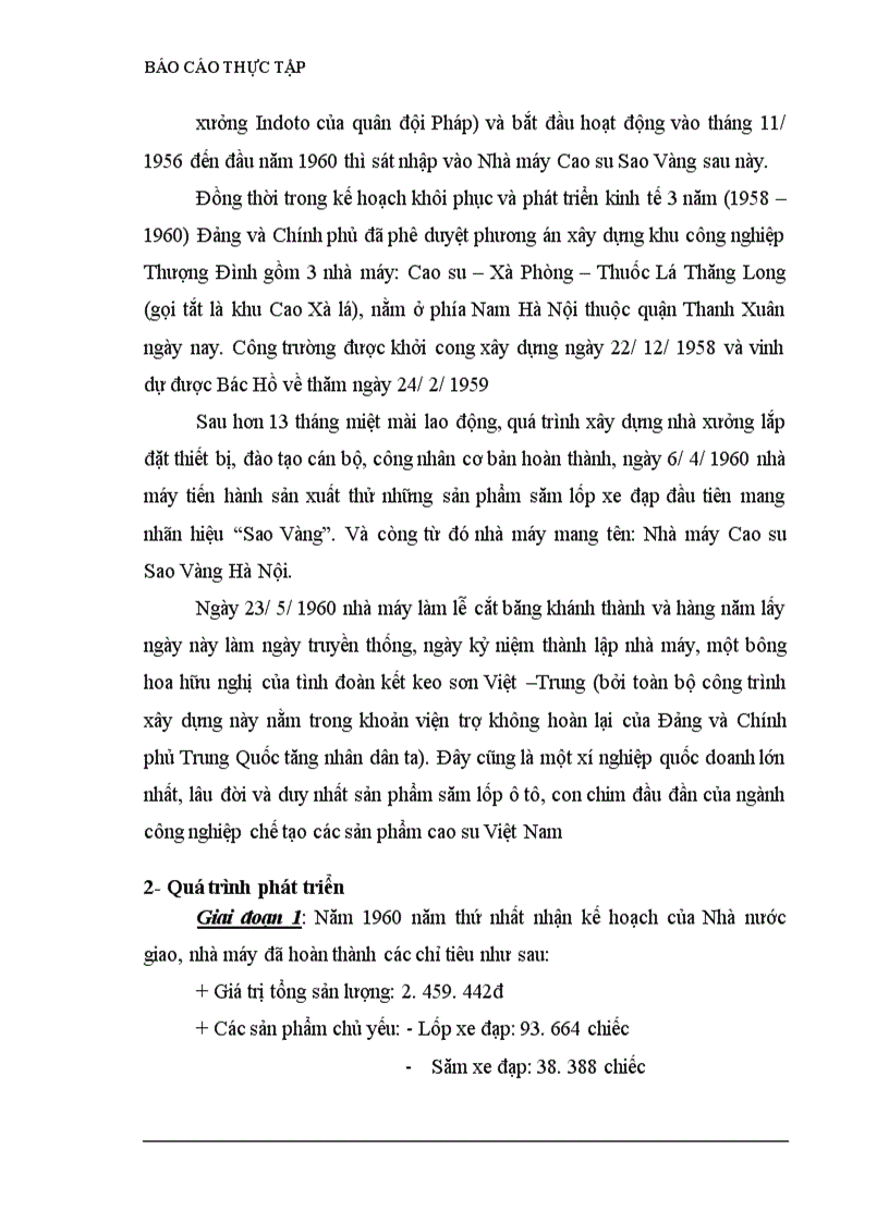 image for page Tình hình hoạt động kinh danh của Công ty Cao su sao vàng