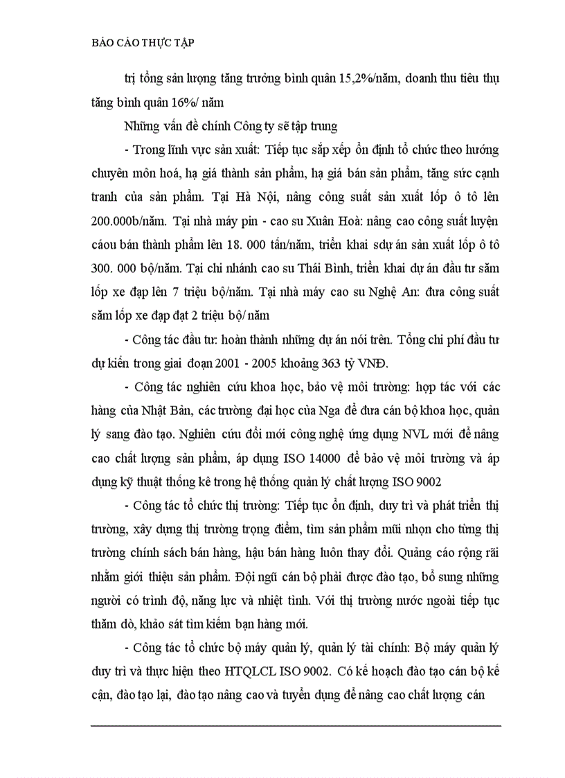 image for page Tình hình hoạt động kinh danh của Công ty Cao su sao vàng